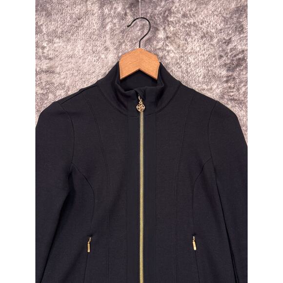 Lilly Pulitzer Jacket XXS Womens Luxletic Al Fresco Black Full Zip - Picture 2 of 9